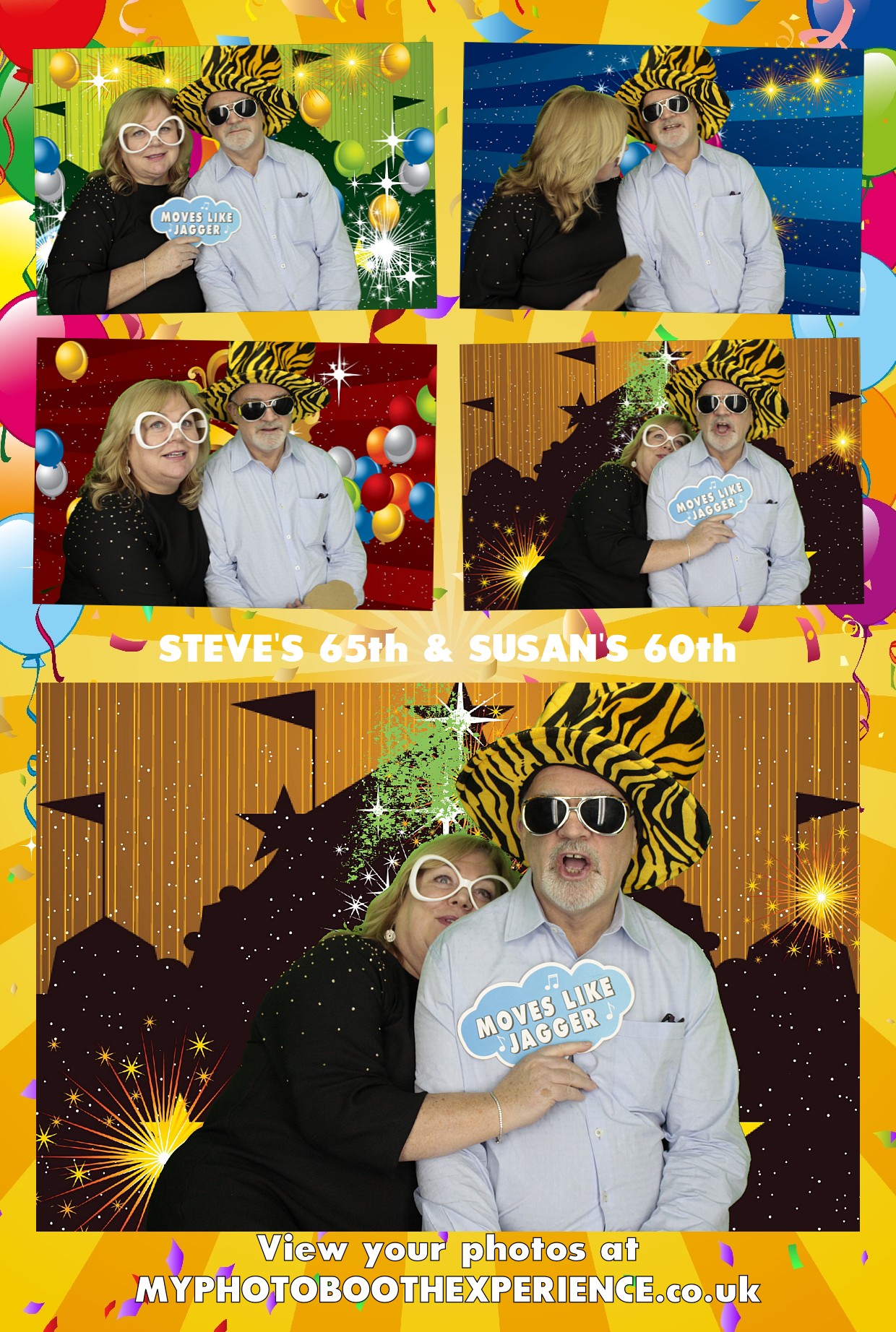 Steve's 65th & Susan 60th Birthday | View more photos from the event at gallery.myphotoboothexperience.co.uk/u/MyPhotoBoothExperienceLtd/Steves-65th-Susan-60th-Birthday